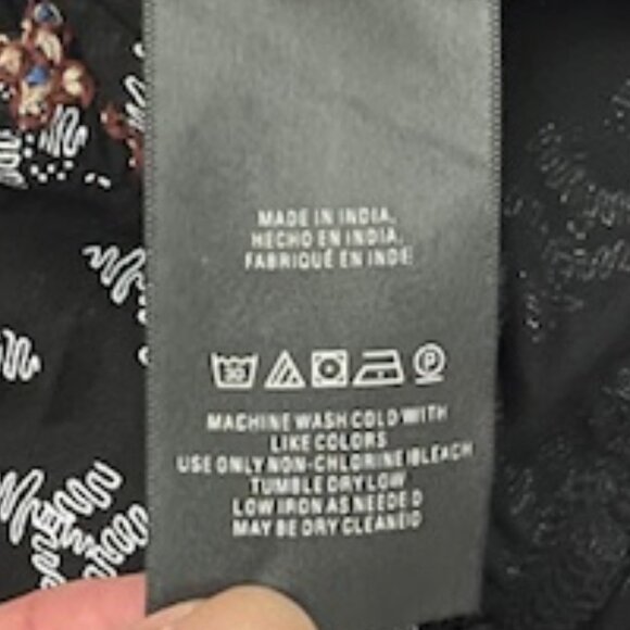 Vanessa Virginia Anthropologie Medium Embroidered Button Front 3/4 Sleev… - Picture 8 of 8